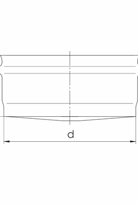 Заглушка внешняя д/трубы/нижняя (430/0,5 мм) Ø120