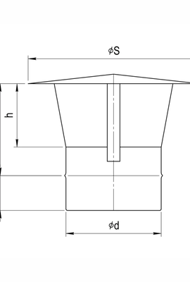 Зонт-К (430/0,5 мм) Ø110